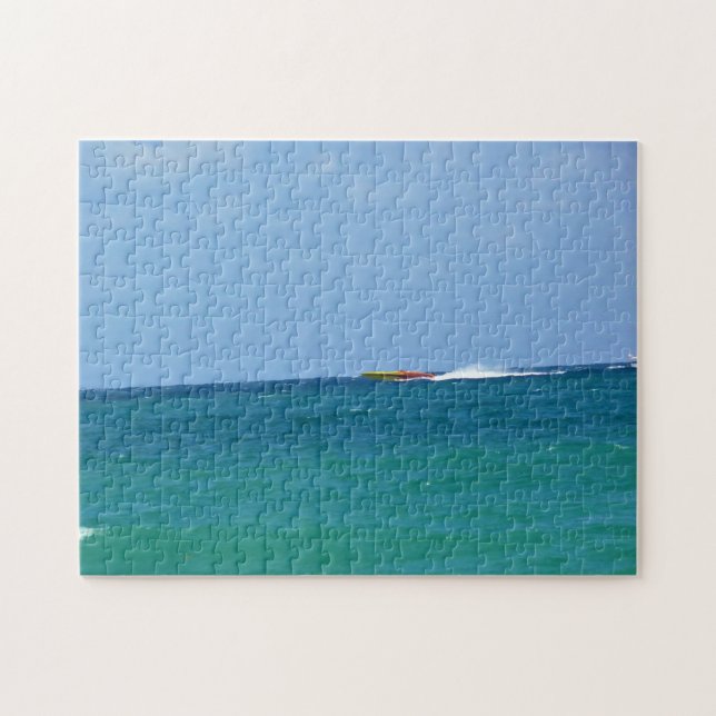 Puzzle Speed Boat, Fort Lauderdale, Florida (Horizontal)