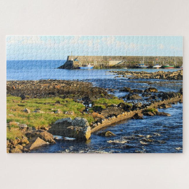 Puzzle Spiddal Pier, Connemara, Galway, Irlanda (Horizontal)