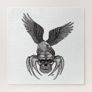 Puzzle Spiderskull con águila