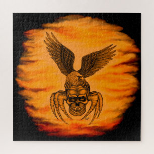 Puzzle Spiderskull con águila