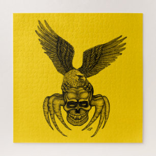 Puzzle Spiderskull con águila
