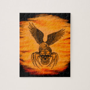 Puzzle Spiderskull con águila