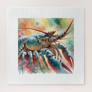 Puzzle Spiny Lobster Serenity 220824AREF116 - Watercolor