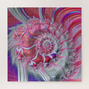 Puzzle Spiral Fractal Bandana