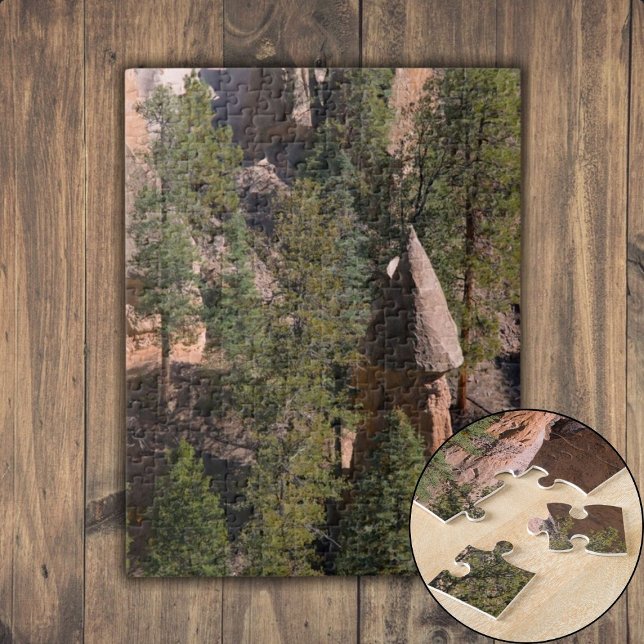 Puzzle Spire de las rocas de carpa (Tent Rocks Spire Jigsaw Puzzle)