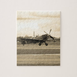 Puzzle Spitfire Sepiatone