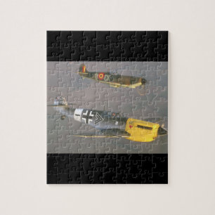 Puzzle Spitfire (top) y aviones de Messerschmitt_Military