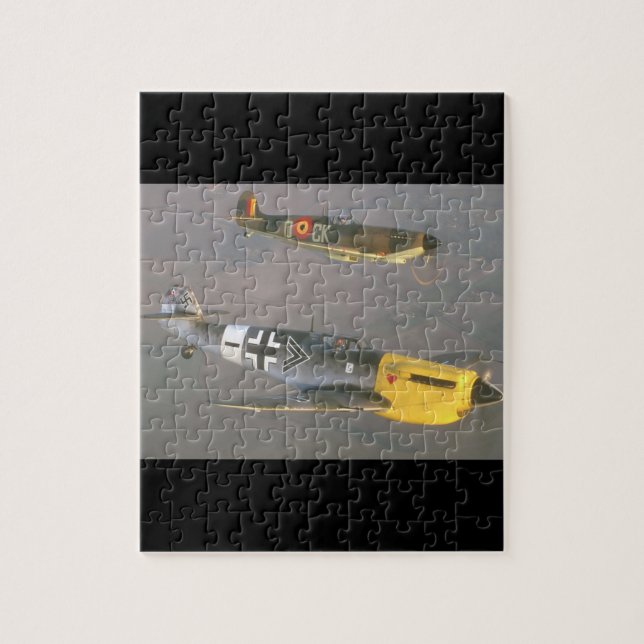 Puzzle Spitfire (top) y aviones de Messerschmitt_Military (Vertical)