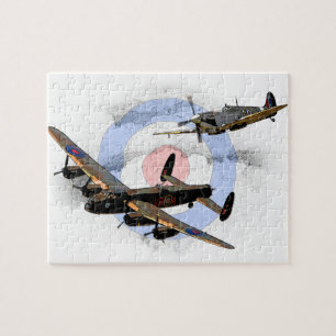 Puzzle Spitfire y Lancaster