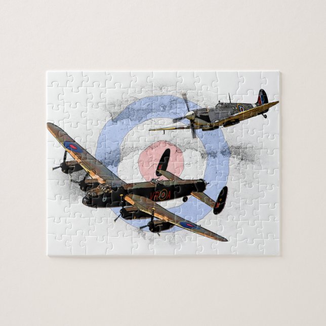 Puzzle Spitfire y Lancaster (Horizontal)