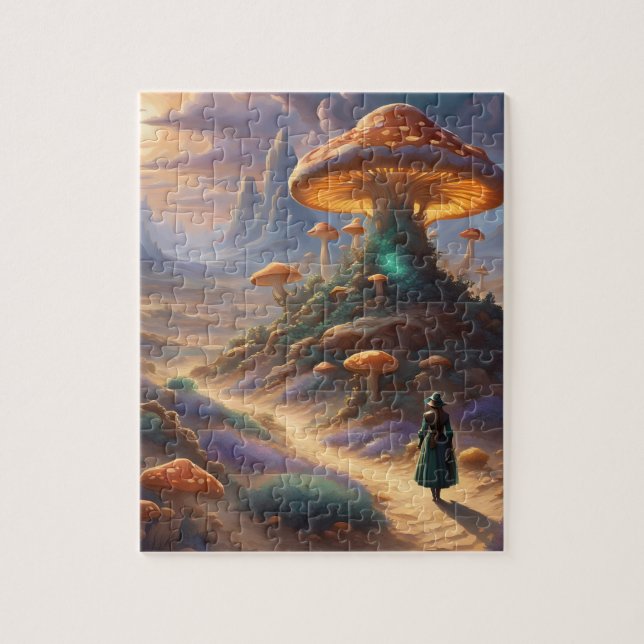 Puzzle Spongi Mushroom Planet (Vertical)