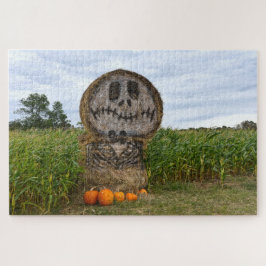 Puzzle Spooky Hay Bale