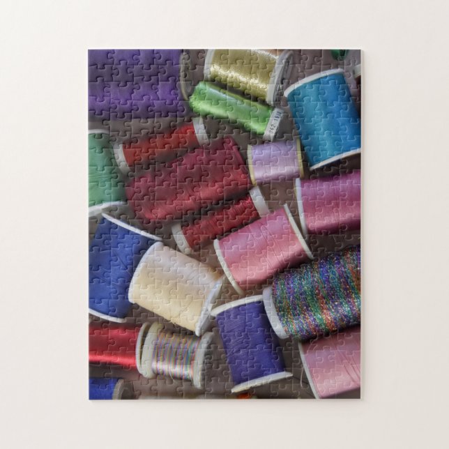 Puzzle Spools Of Thread (Vertical)