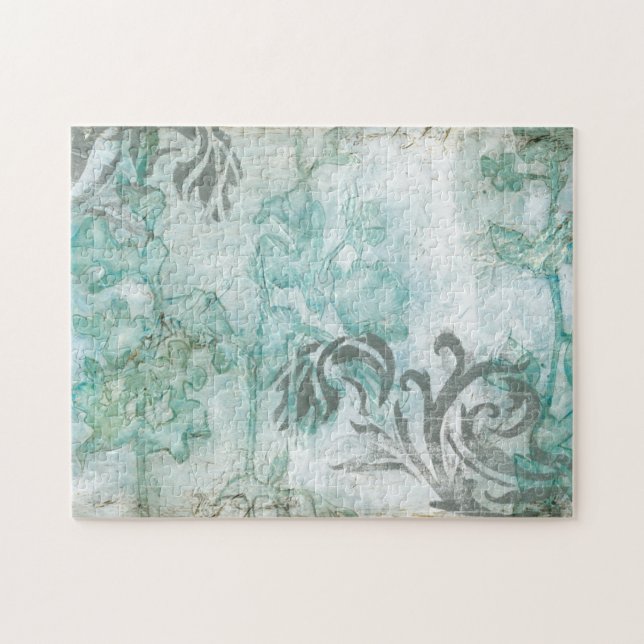 Puzzle Spray de flores no embellecido III (Horizontal)