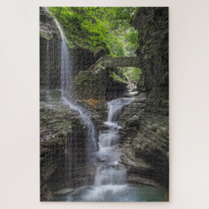 Puzzle Spring Waterfalls at Watkins Glen