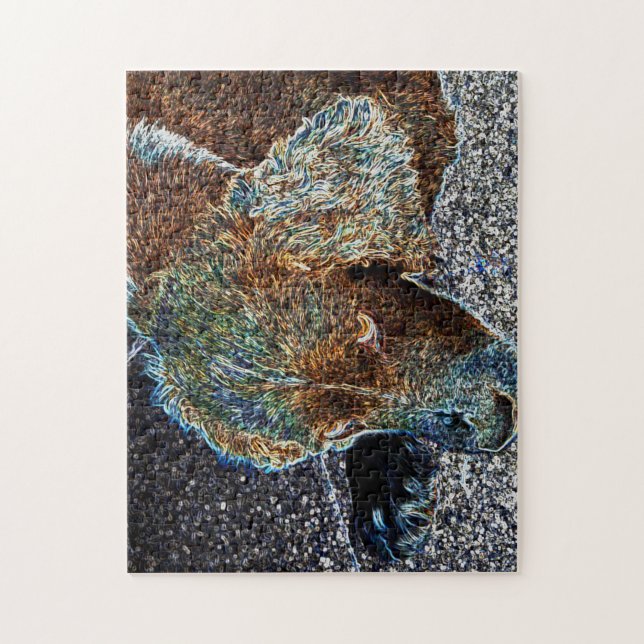 Puzzle Springer Dog Jigsaw (Vertical)