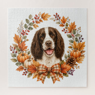 Puzzle Springer Spaniel Otoño