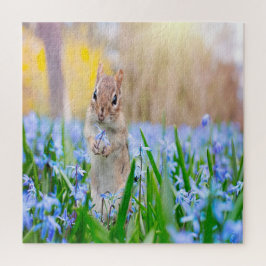 Puzzle Springtime Chipmunk