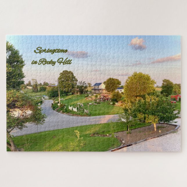 Puzzle Springtime en Rocky Hill - Ember tranquilo (Horizontal)