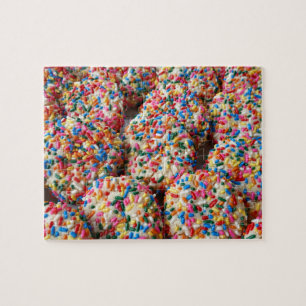 Puzzle Sprinkle Cookies Fun Baking Photography