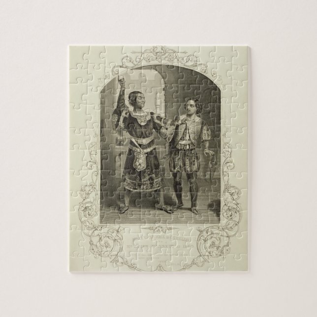 Puzzle Sr. G.V. Brooke como Othello y James Bennett como (Vertical)