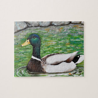 Puzzle Sr. Mallard Duck Painting