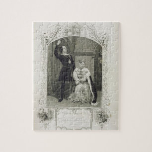Puzzle Sr. Phelps como Hamlet y Srta. Glyn como reina