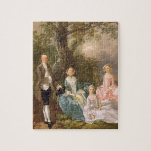 Puzzle Sr. y señora Juan Gravenor y sus hijas, Eliz