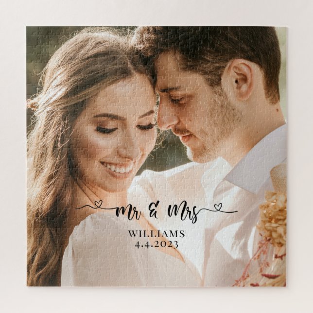 Puzzle Sr. y Sra. Boda Couple (Vertical)