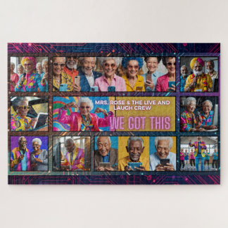 Puzzle Sra. Rosa y el equipo de Live and Laugh