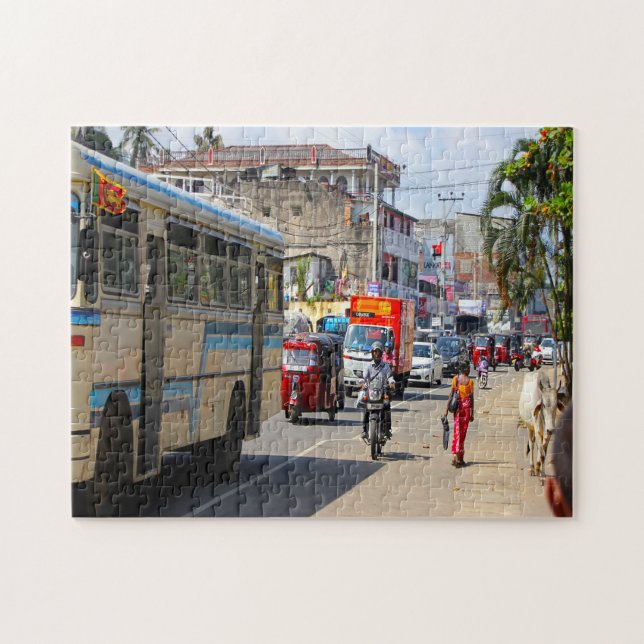 Puzzle Sri Lanka Tut Tut's y Traffic (Horizontal)
