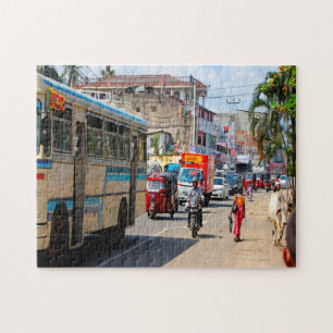 Puzzle Sri Lanka Tut Tut's y Tráfico