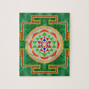 Puzzle Sri Yantra/Sri Chakra en color
