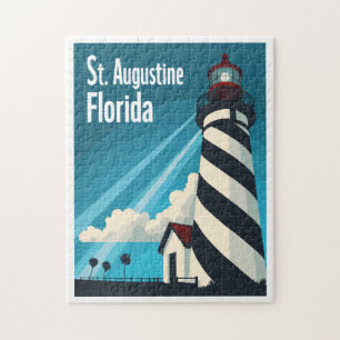Puzzle St. Augustine FL - Faro en la isla Anastasia