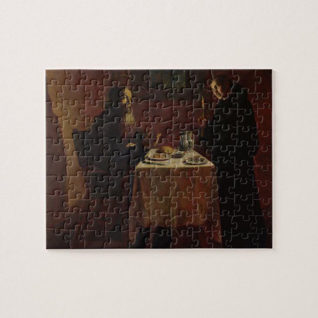 Puzzle St. Benedicto que bendice St. Maur (Horizontal)
