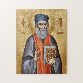 Puzzle St. Bessarion the Agathonite Orthodox Icon        