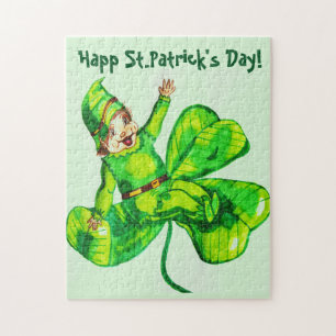 PUZZLE ST. EL DÍA DE PATRICK BABY LEPRECHAUN