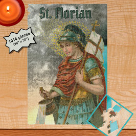 Puzzle St. Florian con cubo (humo; M 019)