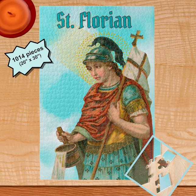 Puzzle St. Florian con cubo (nubes; M 019) (Subido por el creador)