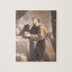 Puzzle St Francis de Assisi en el rezo
