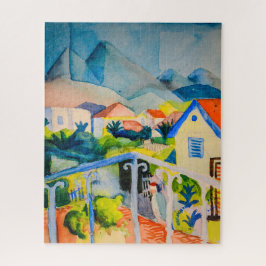 Puzzle St Germain cerca de Túnez | Auguste Macke |