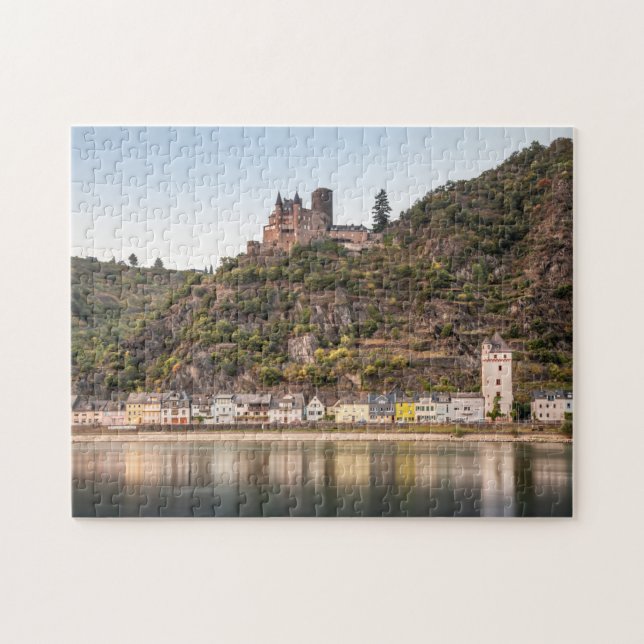 Puzzle St. Goarshausen - Burg Katz (Horizontal)