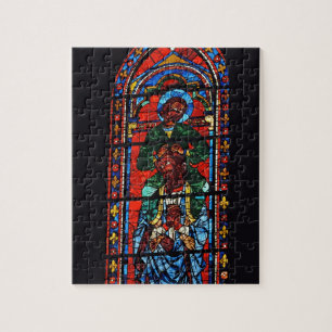 Puzzle St. John el evangelista que monta los hombros de