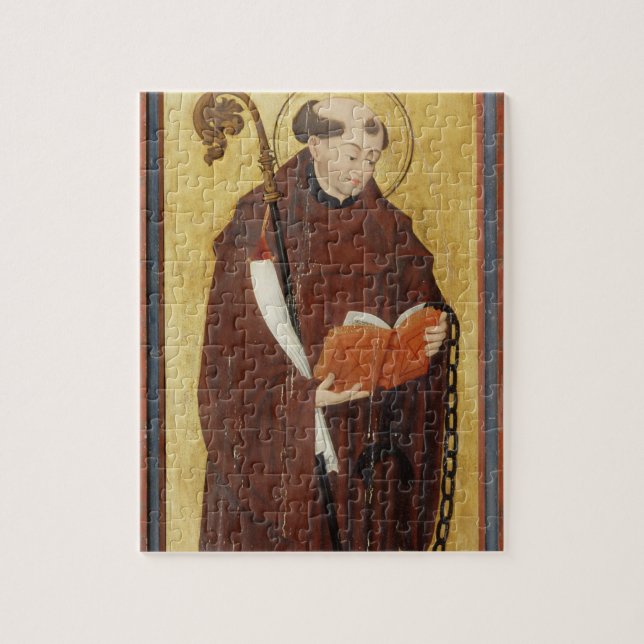 Puzzle St Leonard (aceite en el panel de tierra) del oro (Vertical)