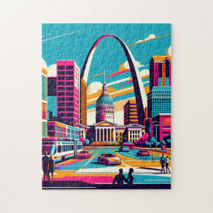 Puzzle St Louis, Missouri   El Arco De La Puerta De Enlac