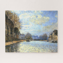 Puzzle St Martin Canal Alfred Sisley Poster