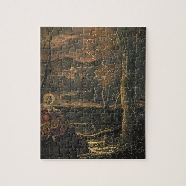 Puzzle St Mary de Egipto en el desierto (Vertical)