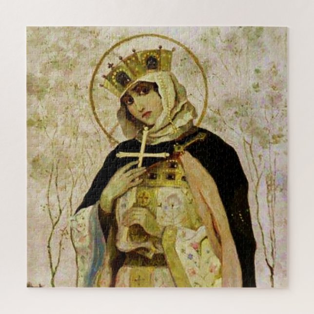 Puzzle “St Olga” de Mikhail Nesterov (Vertical)
