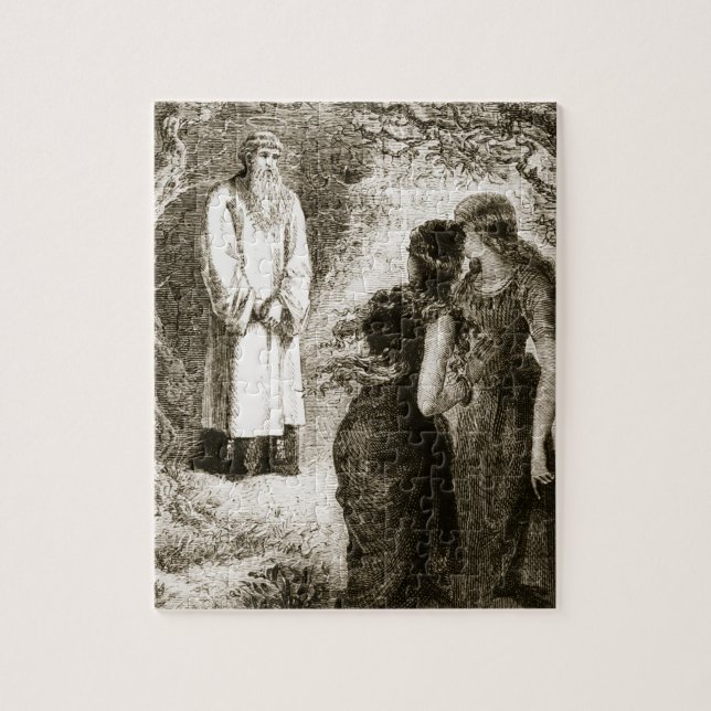 Puzzle St Patrick se encontró por las vírgenes en la (Vertical)