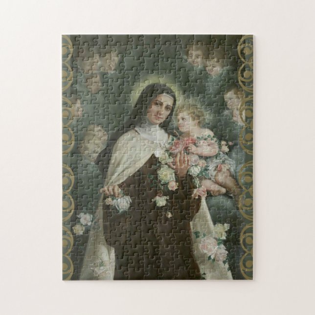 Puzzle St. Teresa pocas querubes de los ángeles de los (Vertical)